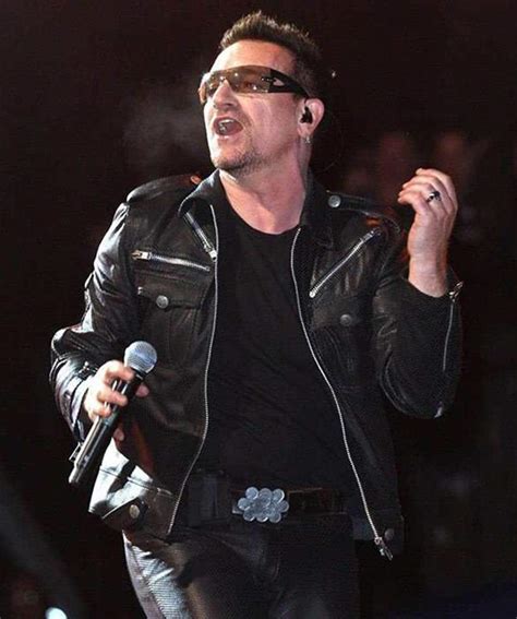 U2 Innocence Experience Bono Vox Leather Jacket 